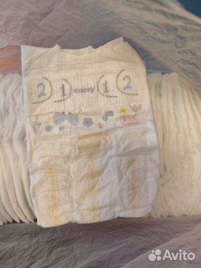 Подгузники Huggies 1 / Moony NB (до 5 кг) 66 шт