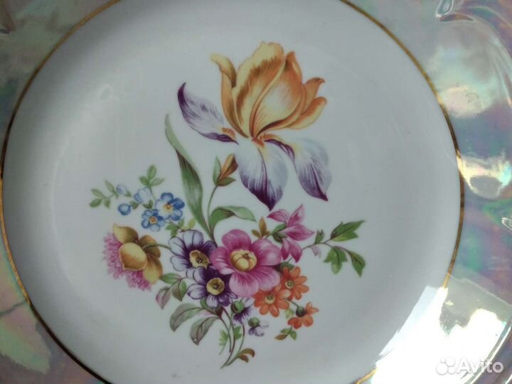 Блюдо, тарелки мейсен гдр,чайница Япония