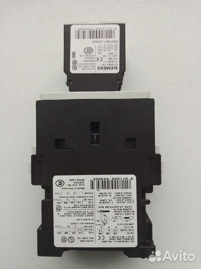 3RT1023-1B44 Siemens Sirius 7.5 кВт DC 24 В