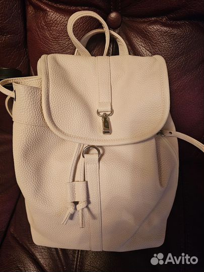 Рюкзак женский бежевый
