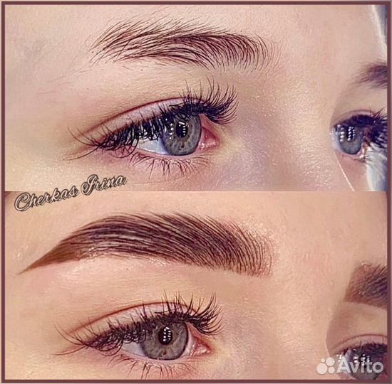 Ламинирование ресниц и бровей, окрашивание