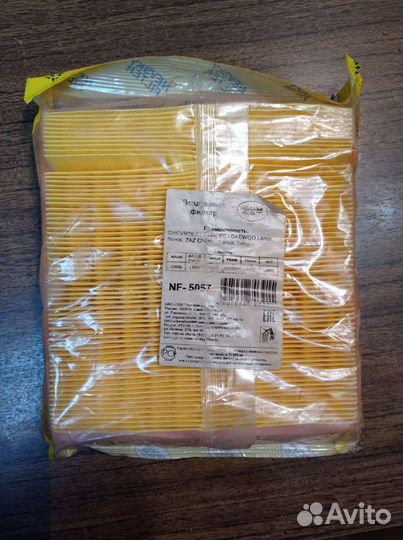 Воздушный фильтр Chevrolet, Daewoo