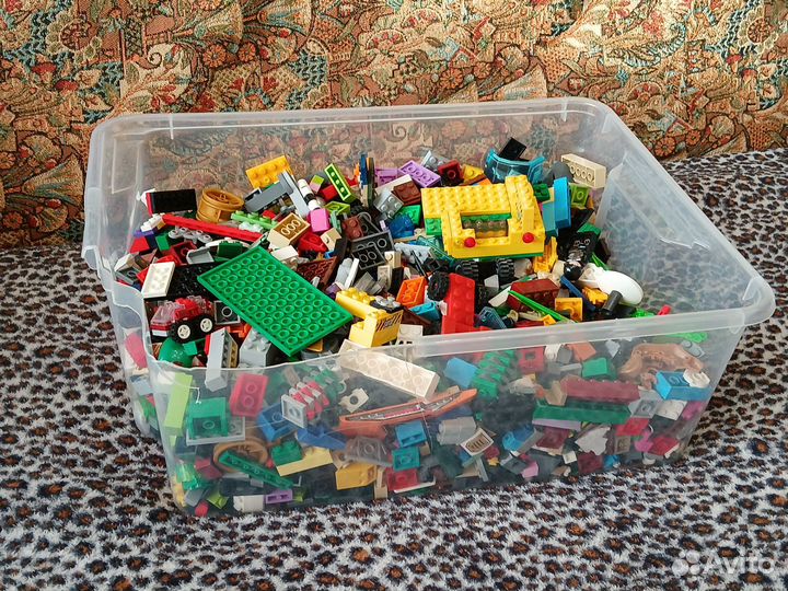 Lego Конструктор россыпью - 2 контейнера