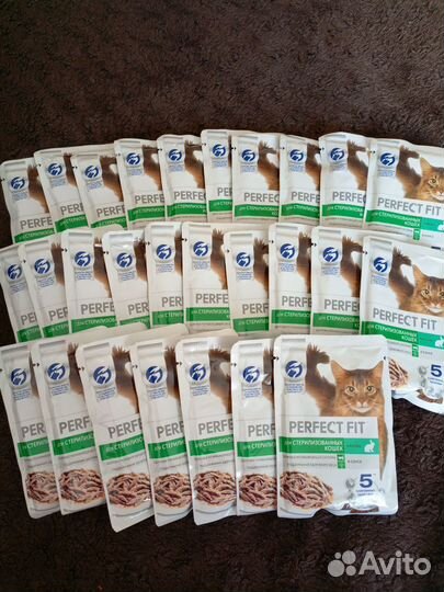 Влажный корм для кошек perfect fit