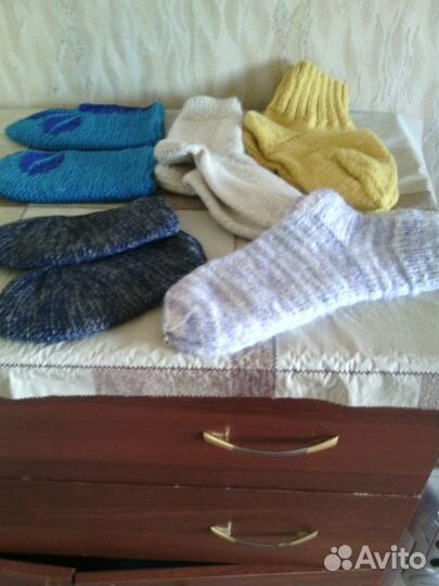 Носки женские вязанные