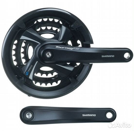 Шатуны Shimano Tourney 175мм. 31012322,310