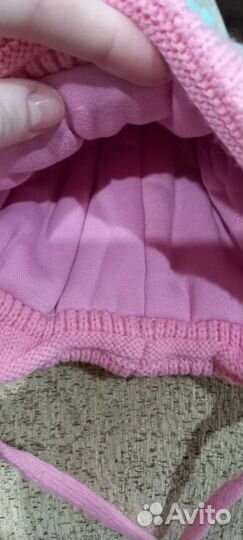 Шапка зимняя для девочки 46 48