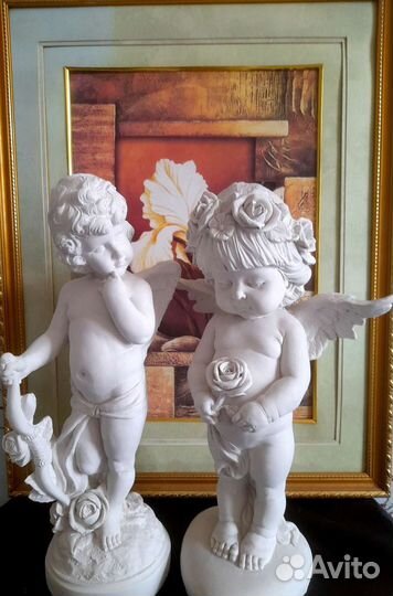 Статуэтка ангел. Гипс