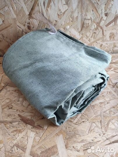 Новая брезентовая штора в гараж