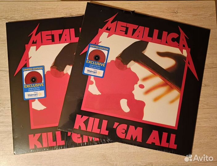 Metallica - Kill'em all (цветной красный винил)