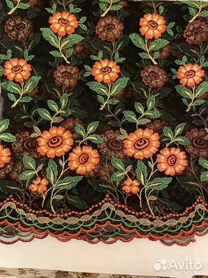 Отрез винтажного гипюра, ГДР