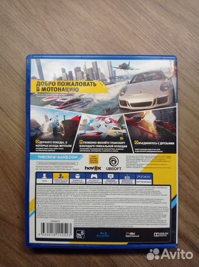 Игра на PlayStation 4 The crew 2