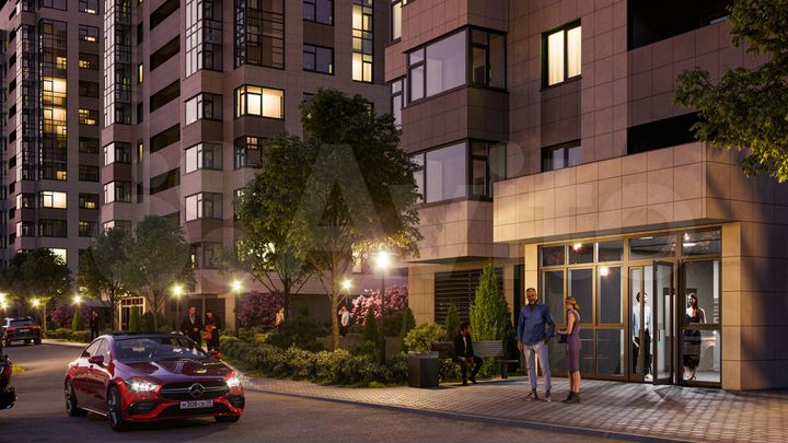 2-к. квартира, 60,7 м², 11/12 эт.