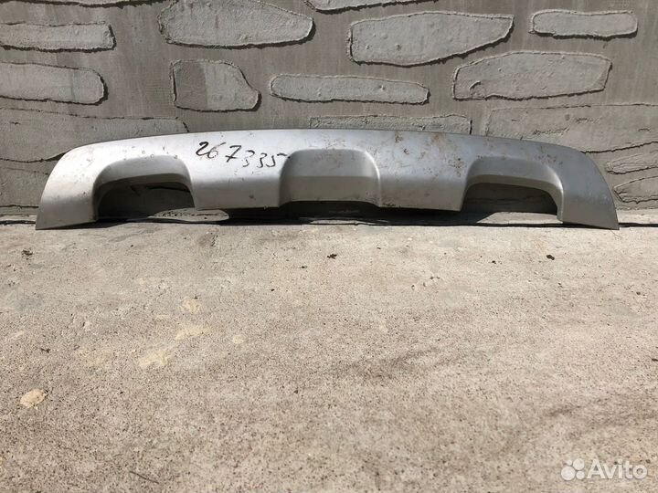 Спойлер заднего бампера Ranault Sandero 2012-18