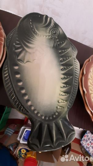 Керамическое блюдо СССР