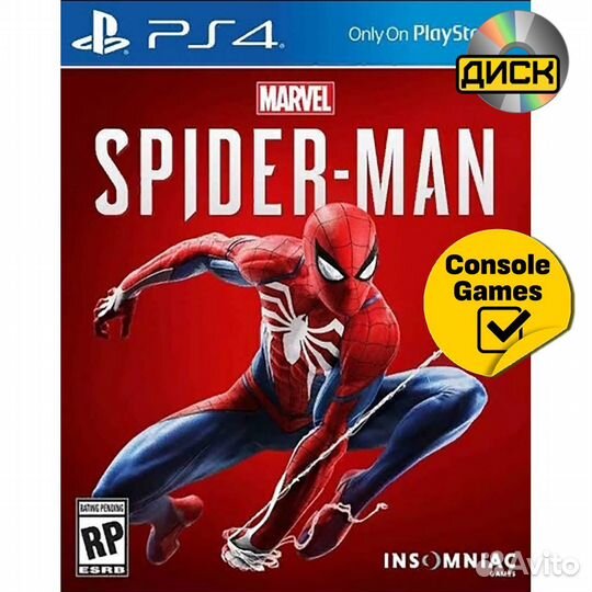 PS4 Marvel Человек-Паук (Spider - Man) Новый