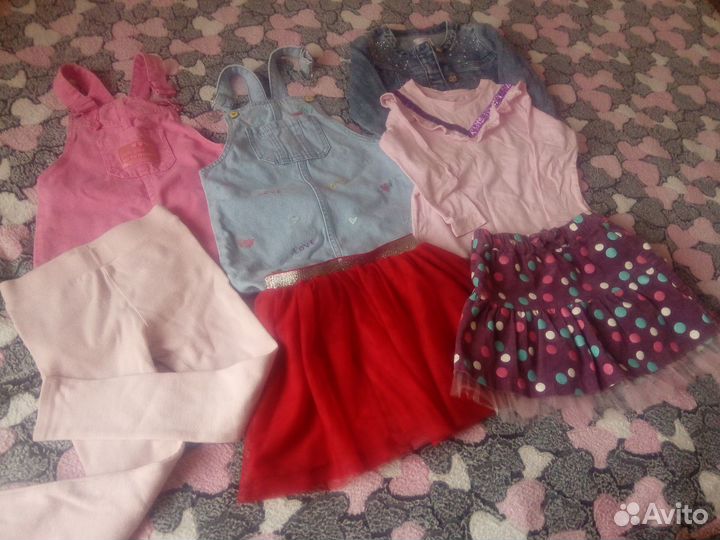 Вещи пакетом на девочку