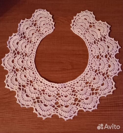 Кружевные воротнички крючком