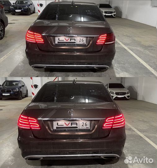 Ремонт задних фонарей w212