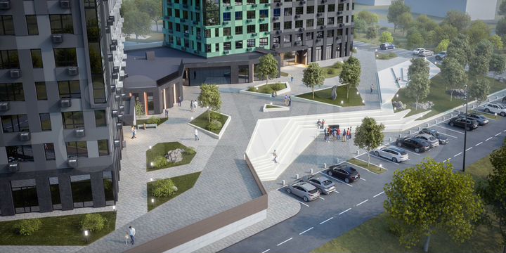 1-к. квартира, 23,3 м², 4/25 эт.