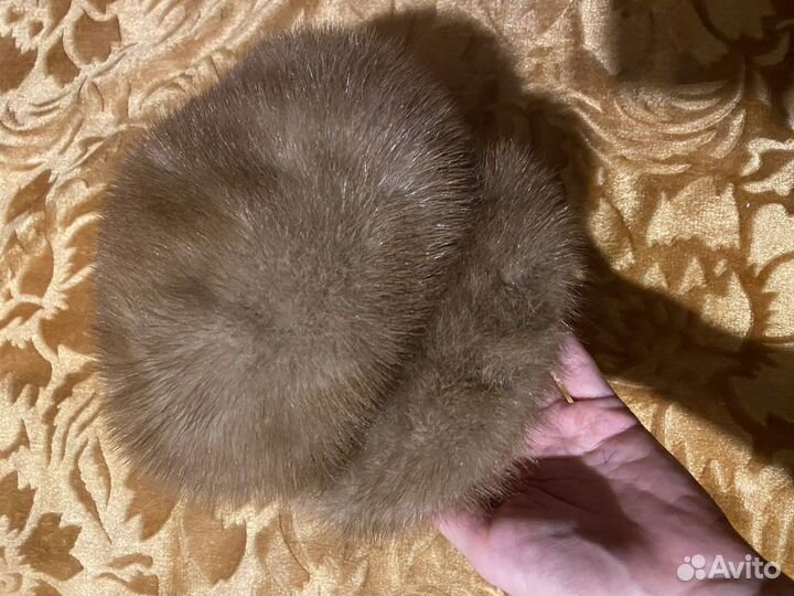 Шапка норковая женская
