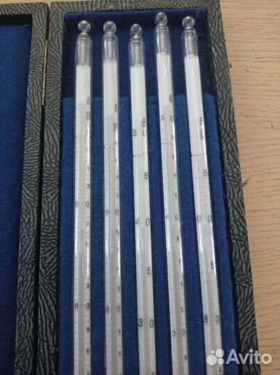 Термометр ртутный лабораторный ГДР TGL 11998.40см