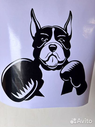 Наклейка Собачки. Овчарка, такса итп