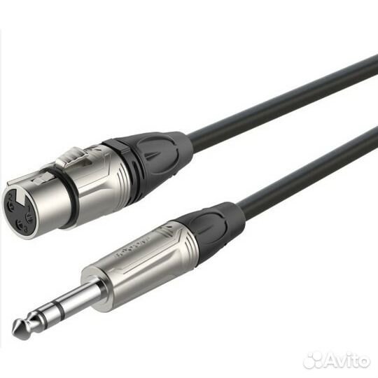 Кабель аудио 1xJack - 1xXLR Roxtone dmxj220/6 6.0m
