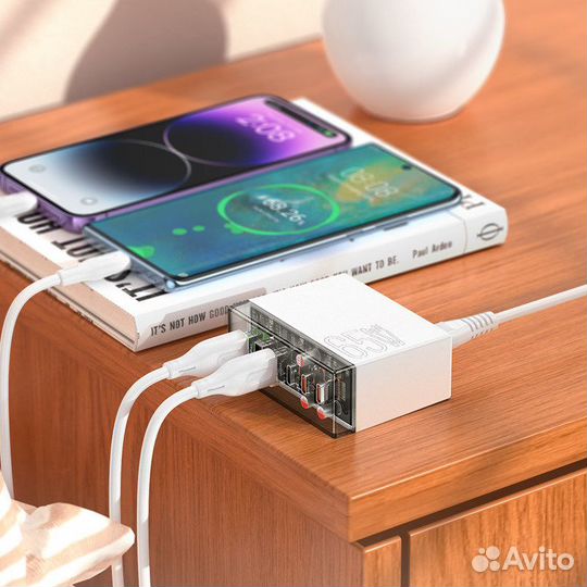 Сетевое зарядное устройство hoco N36 3USB+3Type-C