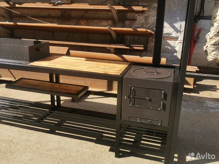 Мангальная зона лофт