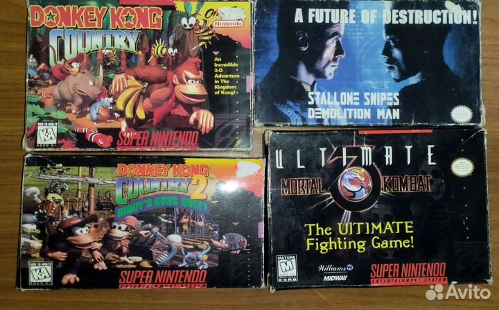 Картриджи для Super Nintendo
