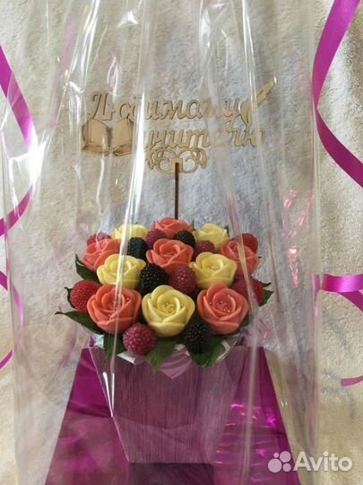 Букет из шоколадных роз