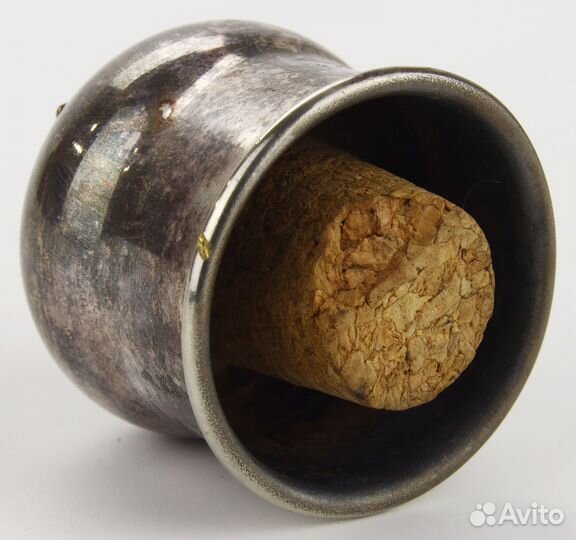 Пробка для вина. Серебро Европа. Середина хх века