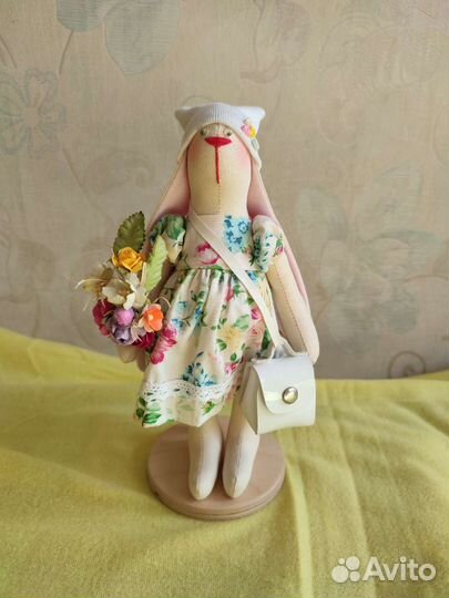 Кукла тильда зайчик