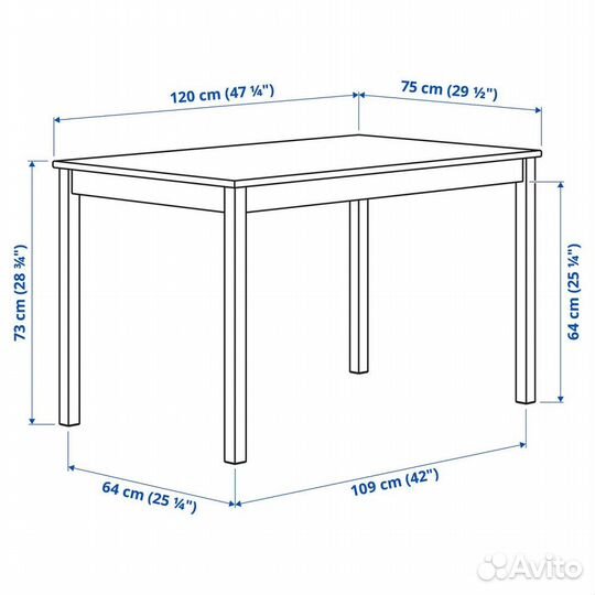 Стол Ингу IKEA