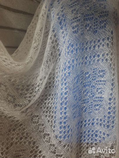 Пуховый платок, паутинка, шаль, Оренбургская