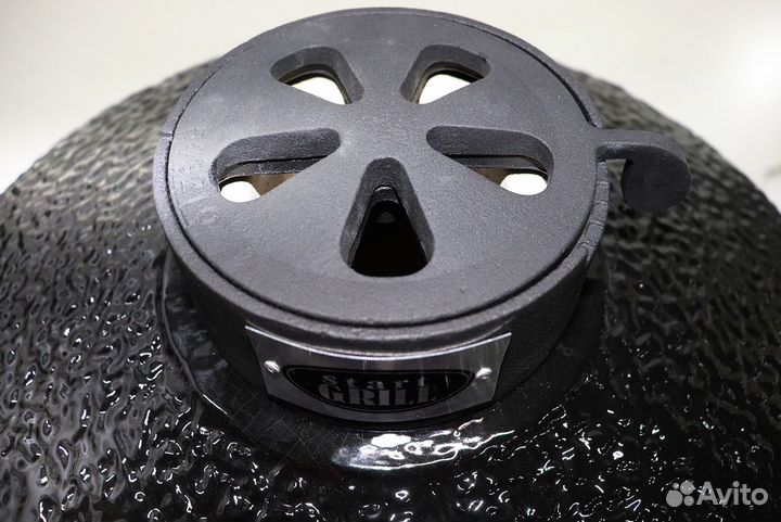 Керамический гриль черный, 56 см