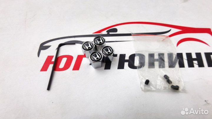 Колпачки на ниппель Honda с защитой от кражи