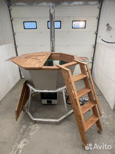 Банный Чан Купель нагрев от костра