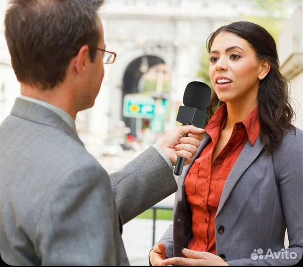 Ручка микрофон для интервью Rode DJI Hollyland