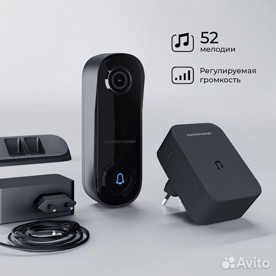 Звонок беспроводной с камерой Elektrostandard WF a069488