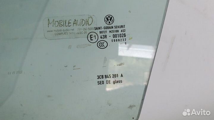 Стекло двери переднее левое Volkswagen Passat Cc