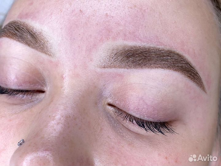 Татуаж. на минеральных пигментах. Перманент