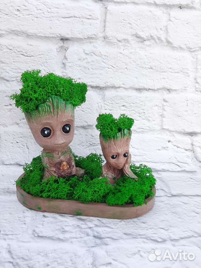 Кашпо малыш Грут