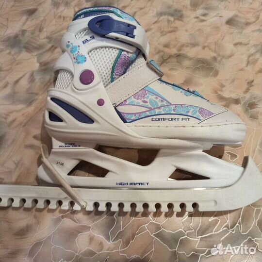 Коньки детские раздвижные 31-36