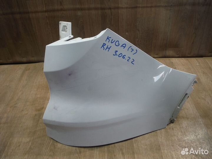 Бампер задний правый клык Ford Kuga 2 2016