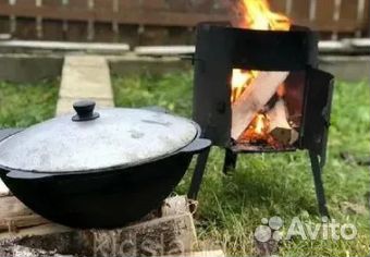 Чугунный Узбекский казан 22л
