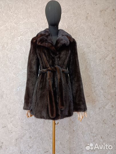 Прелестная норковая шубка на 40-42