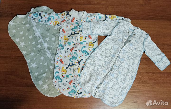 Пеленка кокон- спальный мешок для новорожденных