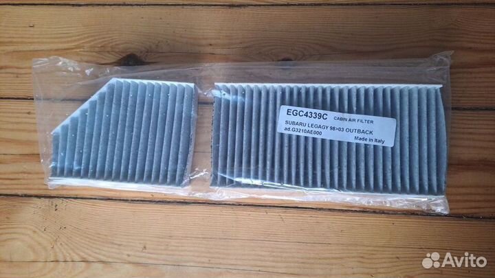 Фильтр салона уг. эконом. SUB legacy outback 98-03